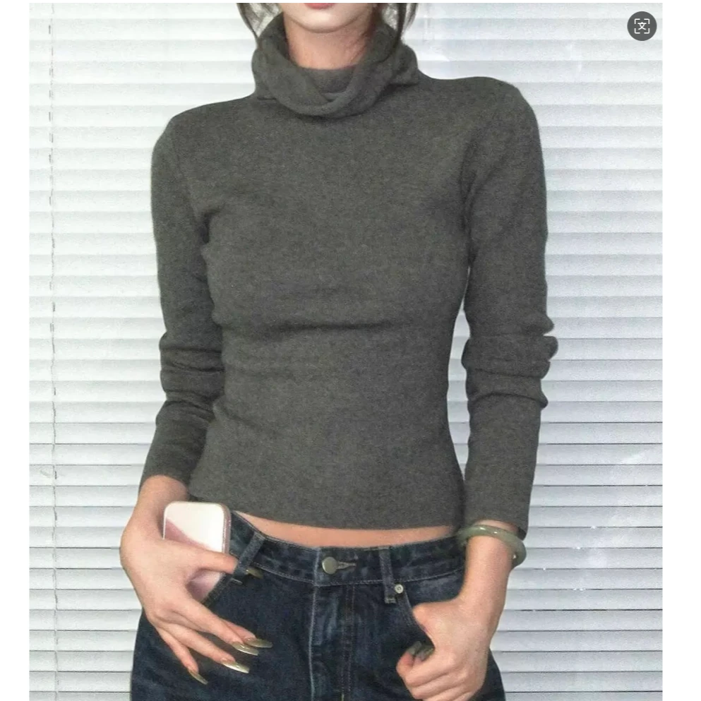 韩系高领显瘦修身内搭长袖