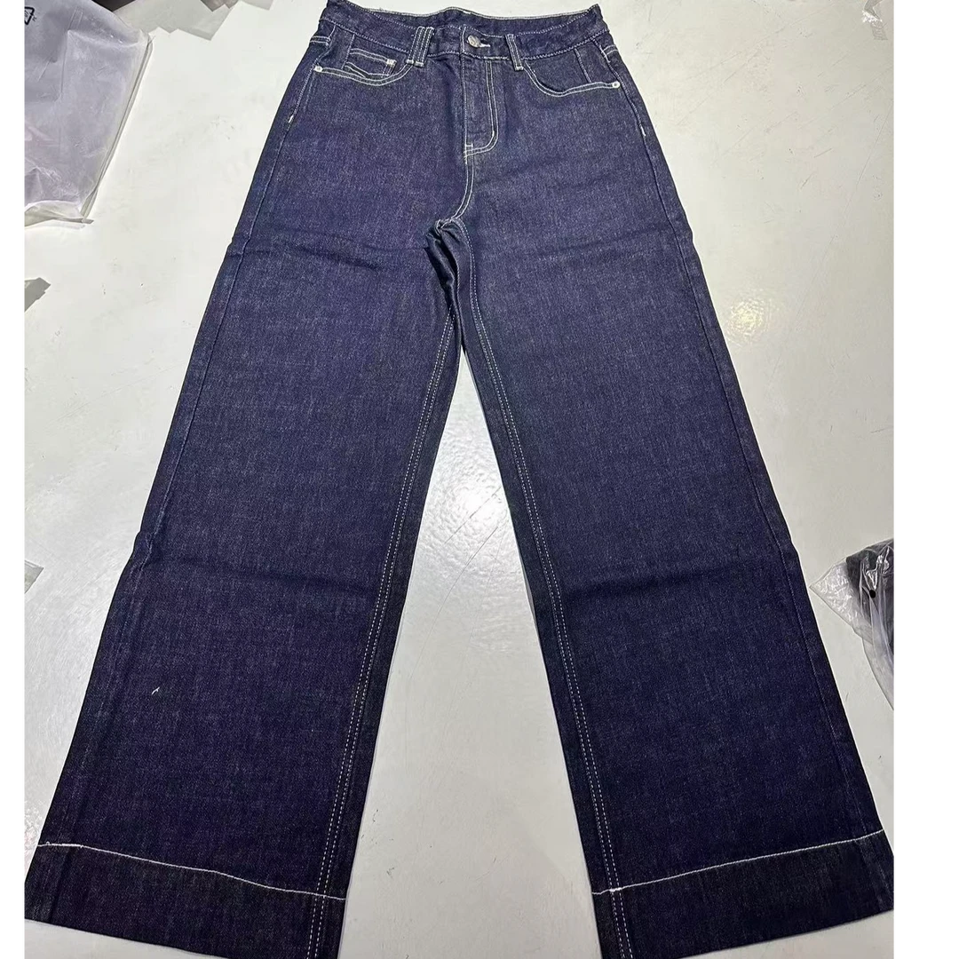 南油设计师女装-加绒牛仔裤-6639