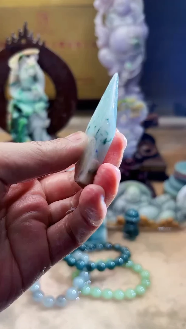 未镶嵌挂件翡翠A货张麦6857