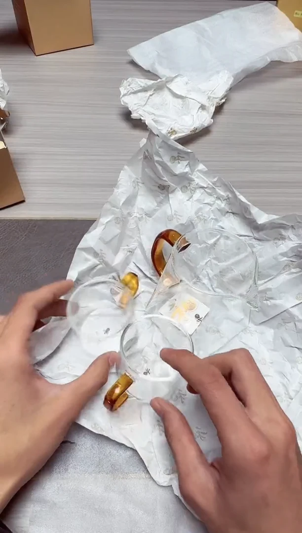 【闪购商品】禾器#瀚然茶海琥珀+清禾对杯琥珀