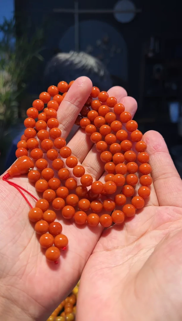 手串未镶嵌南红玛瑙9左右108多圈