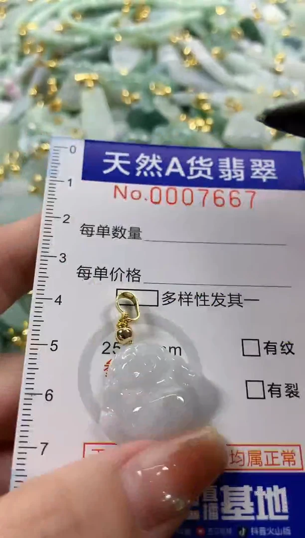 颈饰未镶嵌翡翠天然A货翡翠
