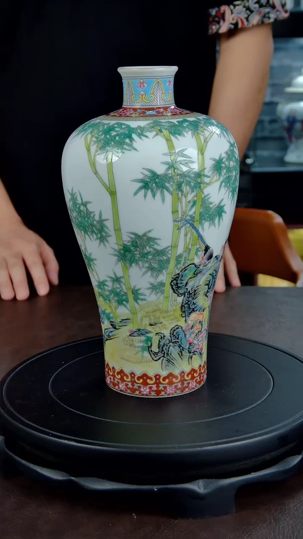 摆件景德镇陶瓷艺术林清瓷藏