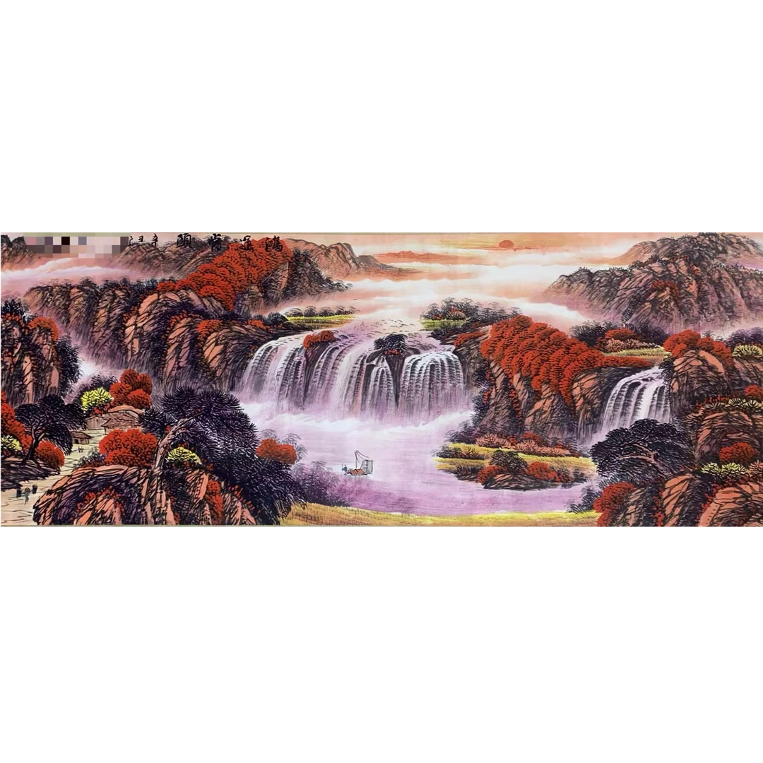 赵L款山水横屏175 68  10.4平尺