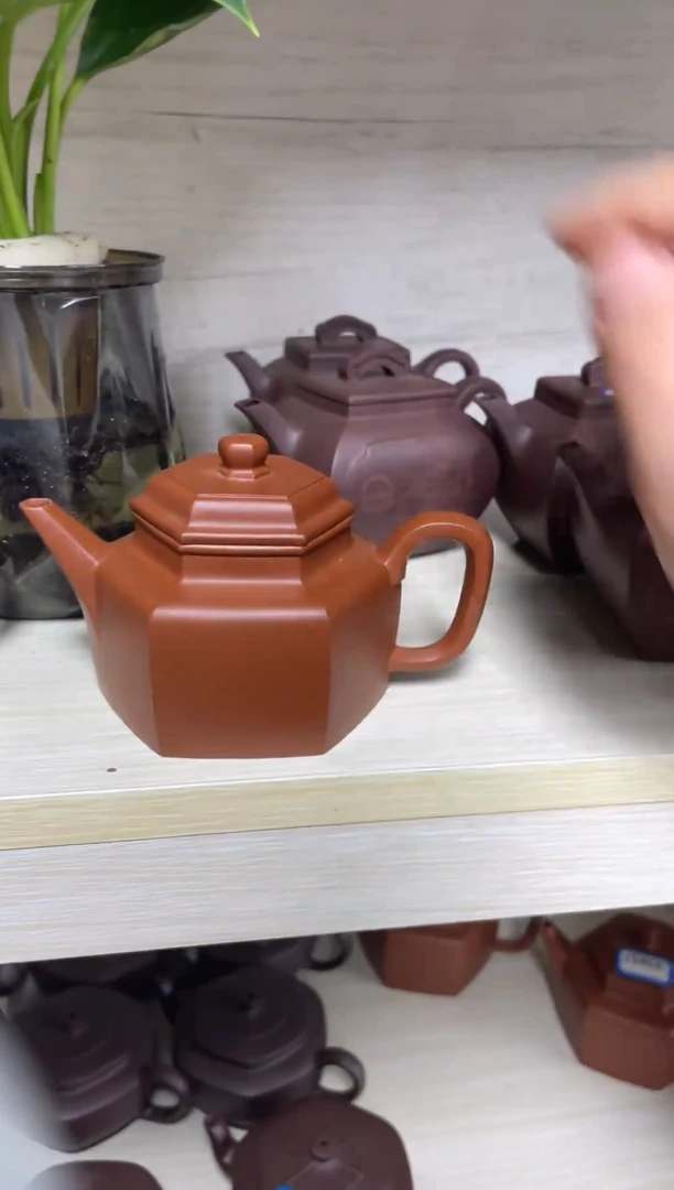 茶壶紫砂六方德中