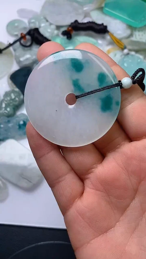 颈饰未镶嵌翡翠含赠品绳子发货多样性PAK04