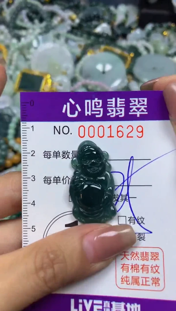 翡翠未镶嵌颈饰闪购001629