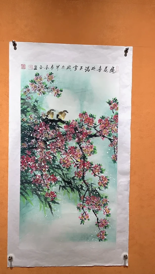 国画刘金玉老师亲笔手绘