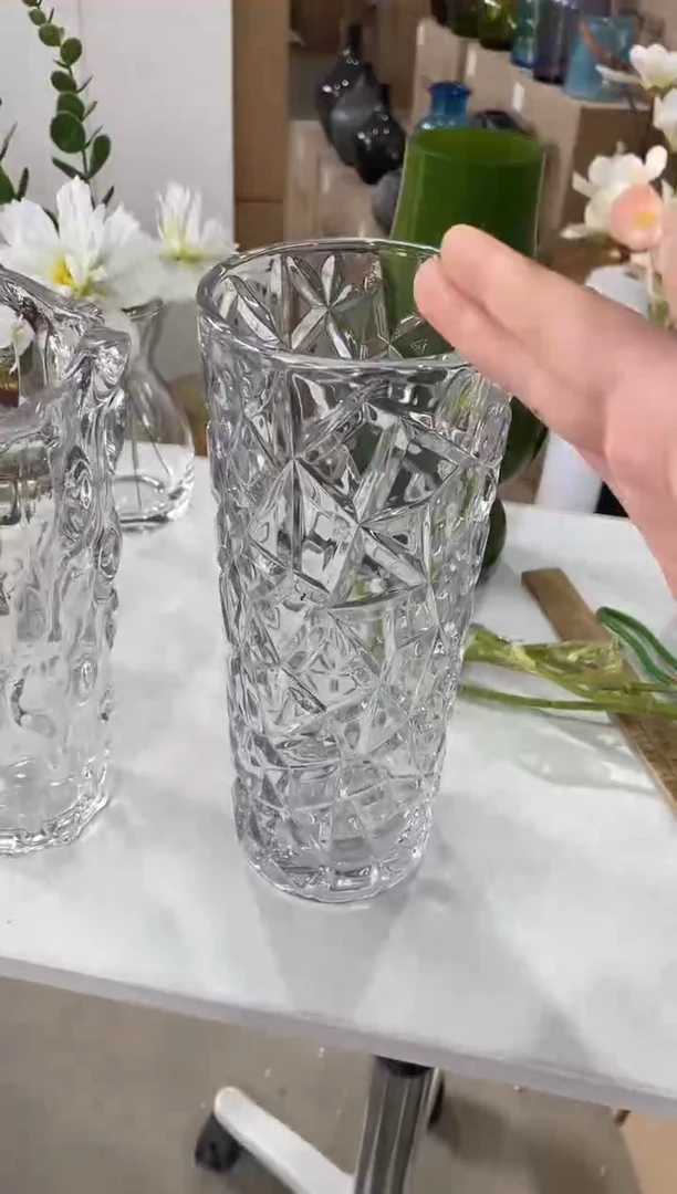 【闪购商品】无铅玻璃透明冰纹小号