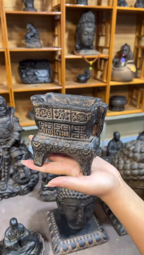 陶土【火山泥】小香炉