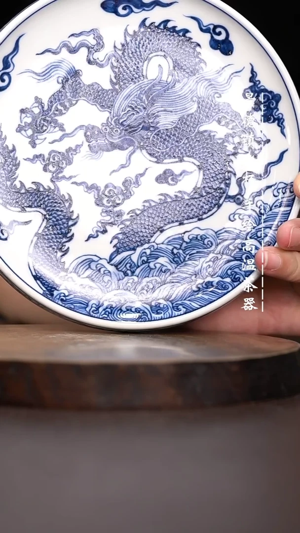 现代瓷全手绘茶具