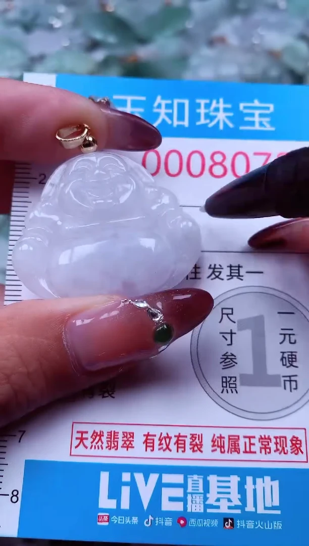 吊坠(不含链)未镶嵌翡翠8072