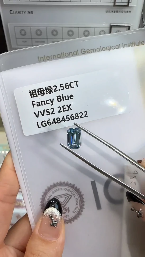 裸石实验室培育钻石@ 2.56ct 先鉴赏，再定制！