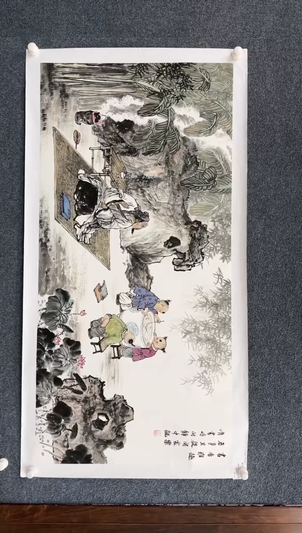 【闪购商品】国画2.4-艺术-冯高翔-卢浮宫原作-17