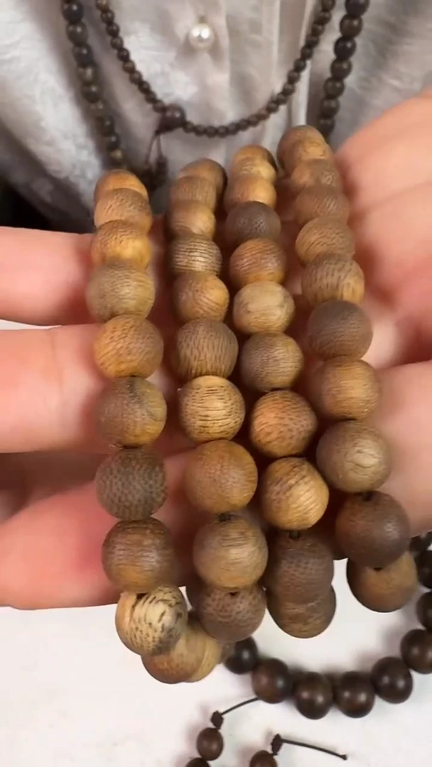 手串沉香木海南白奇楠多圈手串