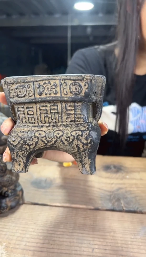 陶土【火山泥】香炉