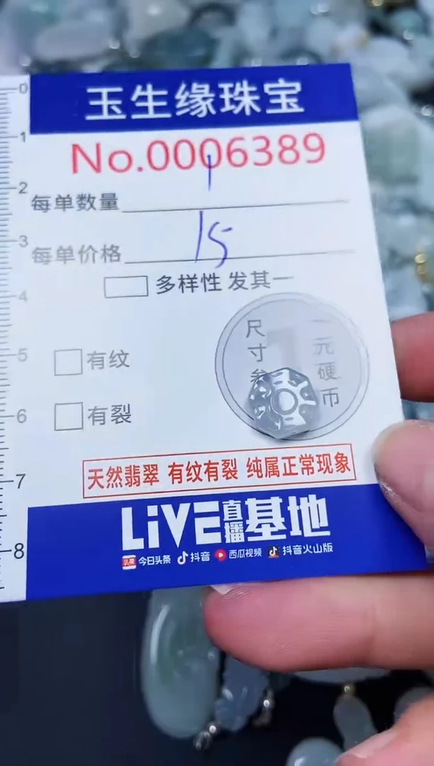 【闪购商品】翡翠颈饰未镶嵌闪购00006389