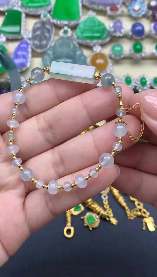 未镶嵌手链翡翠231-春日珠宝