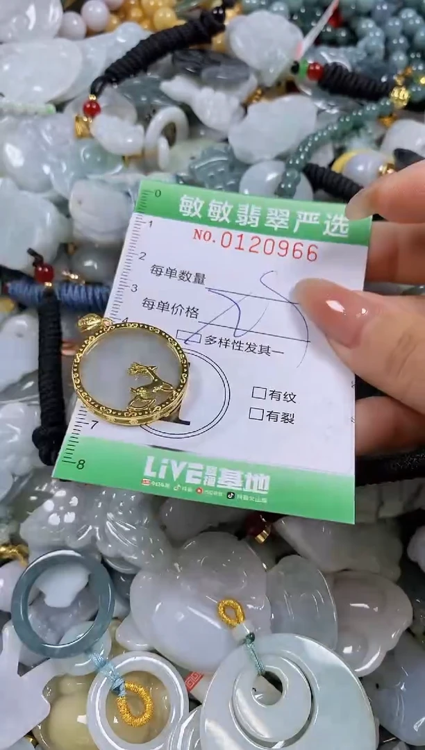 【闪购商品】翡翠颈饰未镶嵌闪购0120966多样性发其一