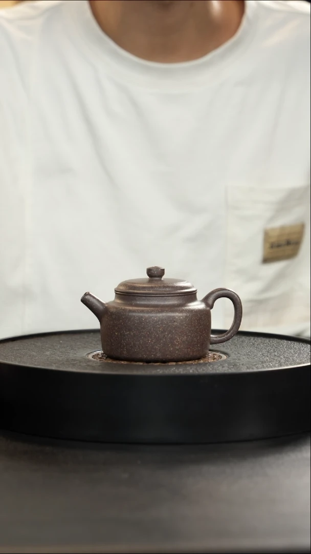 茶壶紫砂手工泥桃花德中大漏