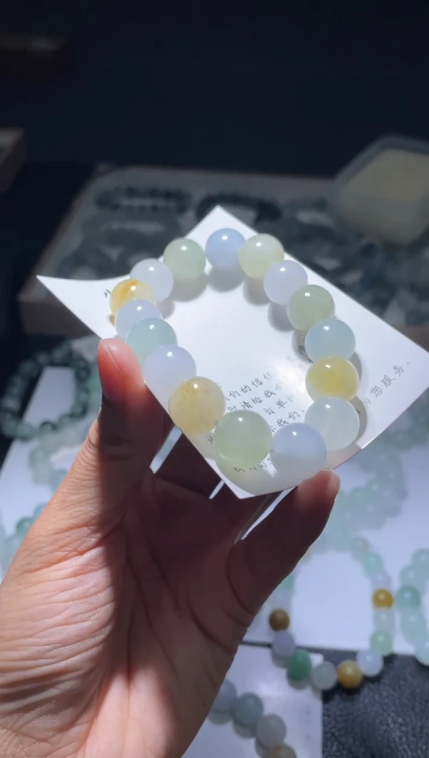 未镶嵌定制翡翠翡翠手串