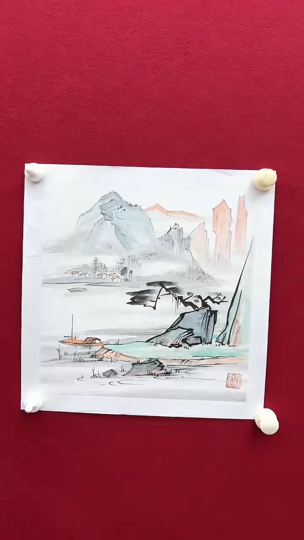 国画兆老师绘画作品 带荣宝斋宁波证书