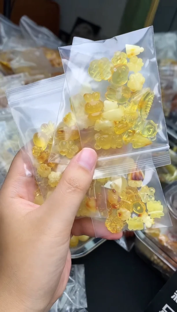 蜜蜡未镶嵌珠宝奇石49多样性发一件