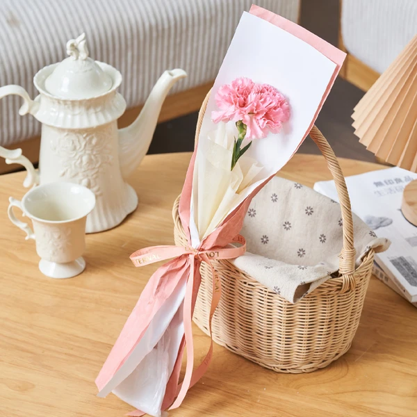 「馨意绵绵」·随机色康乃馨单支花束 份