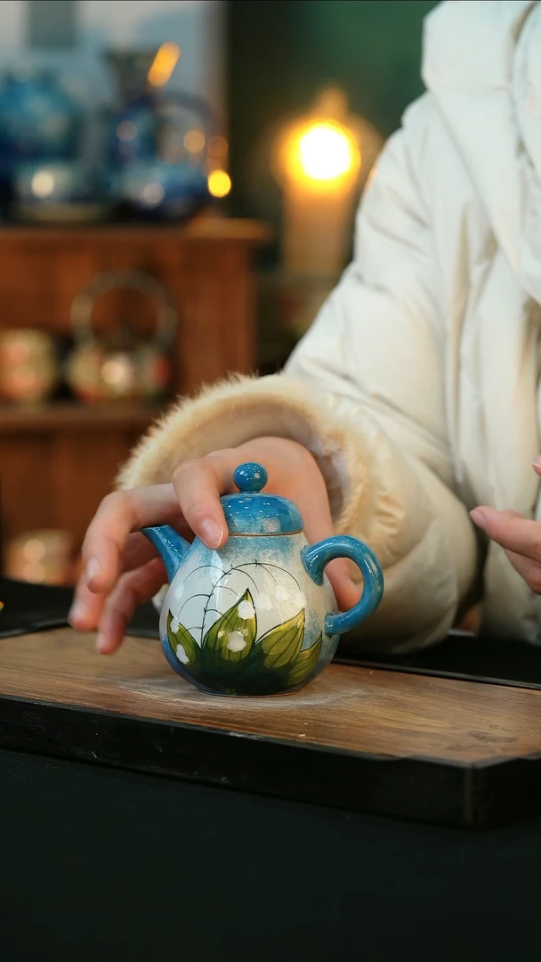 【闪购商品】杯手绘心瓷陶瓷浮力