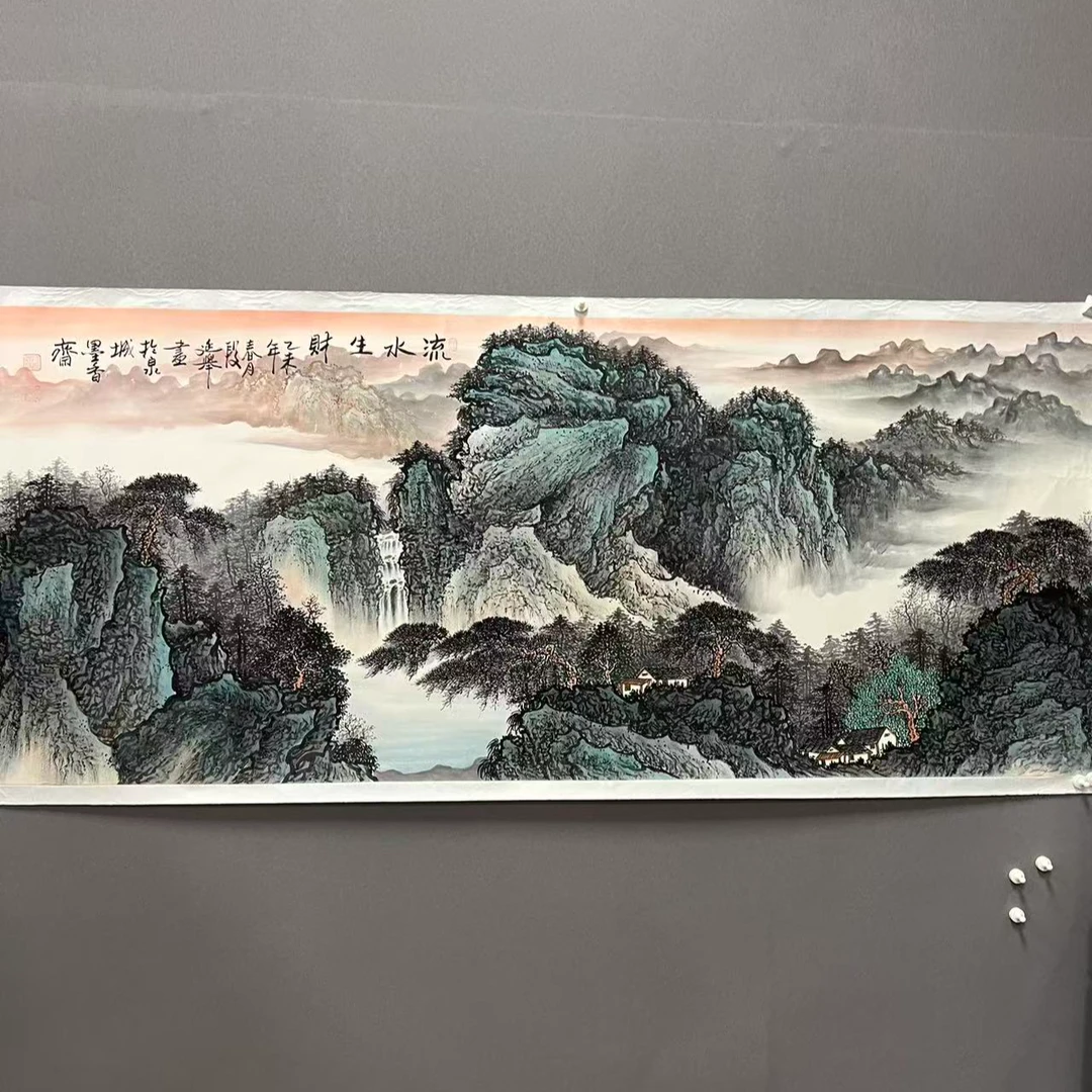 段延举山水/绘画/八尺/无装饰/横幅1