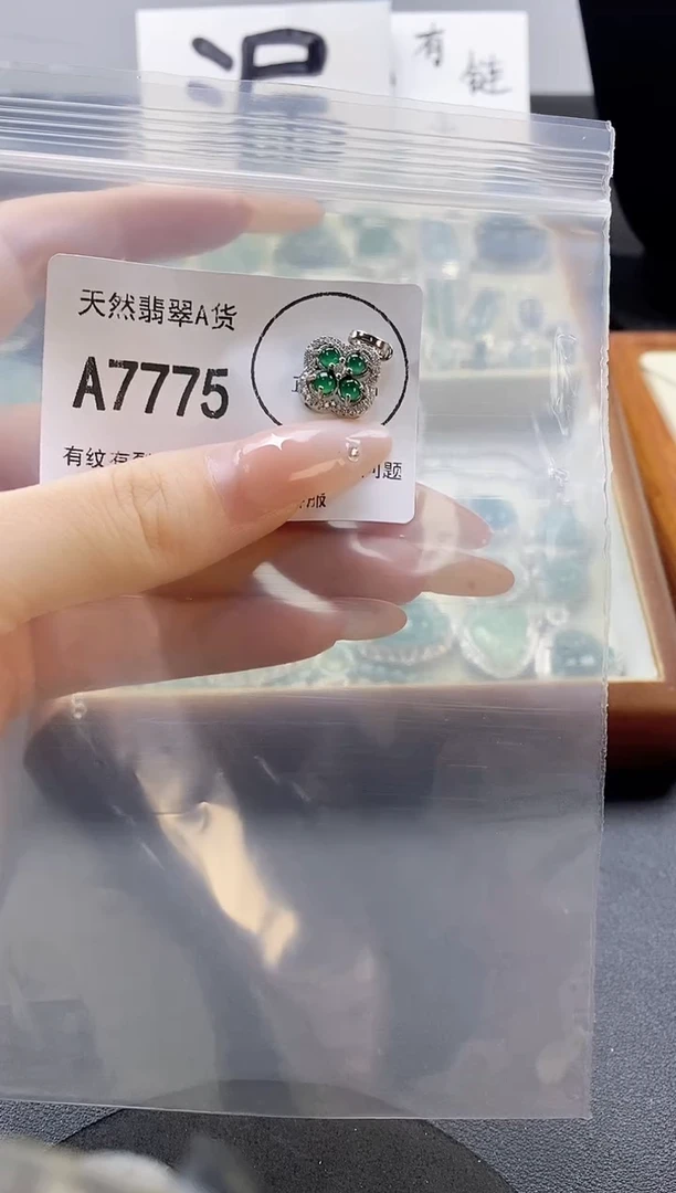 吊坠(赠链)未镶嵌翡翠天然翡翠A货