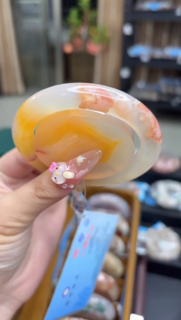 未镶嵌手镯石英质玉71(54圈赠送镯心)