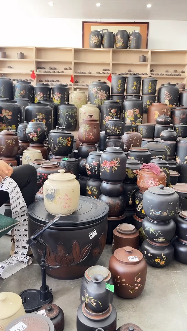 罐瑕疵茶叶罐  766  白泥