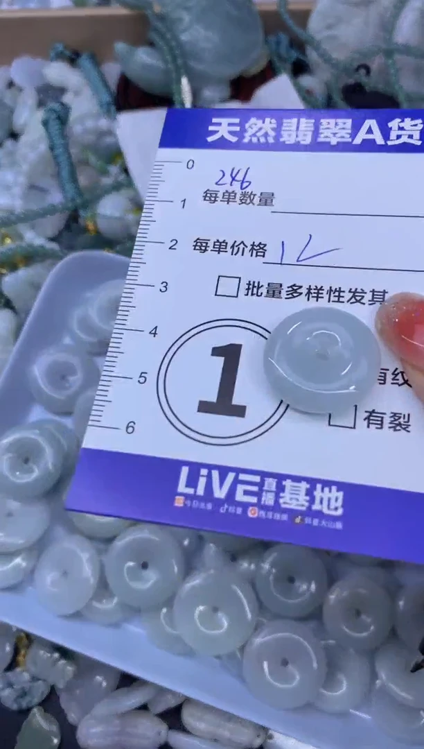 颈饰未镶嵌翡翠天然翡翠A货批量多样性发一件