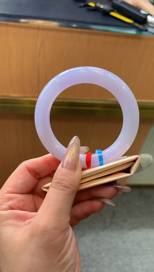 未镶嵌手镯翡翠-F22-圆条54.1