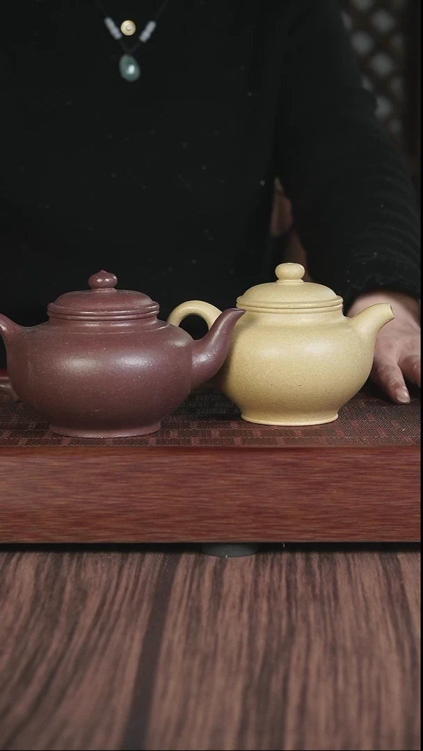 【闪购商品】紫砂茶壶千禧紫泥笑樱+本绿掇只
