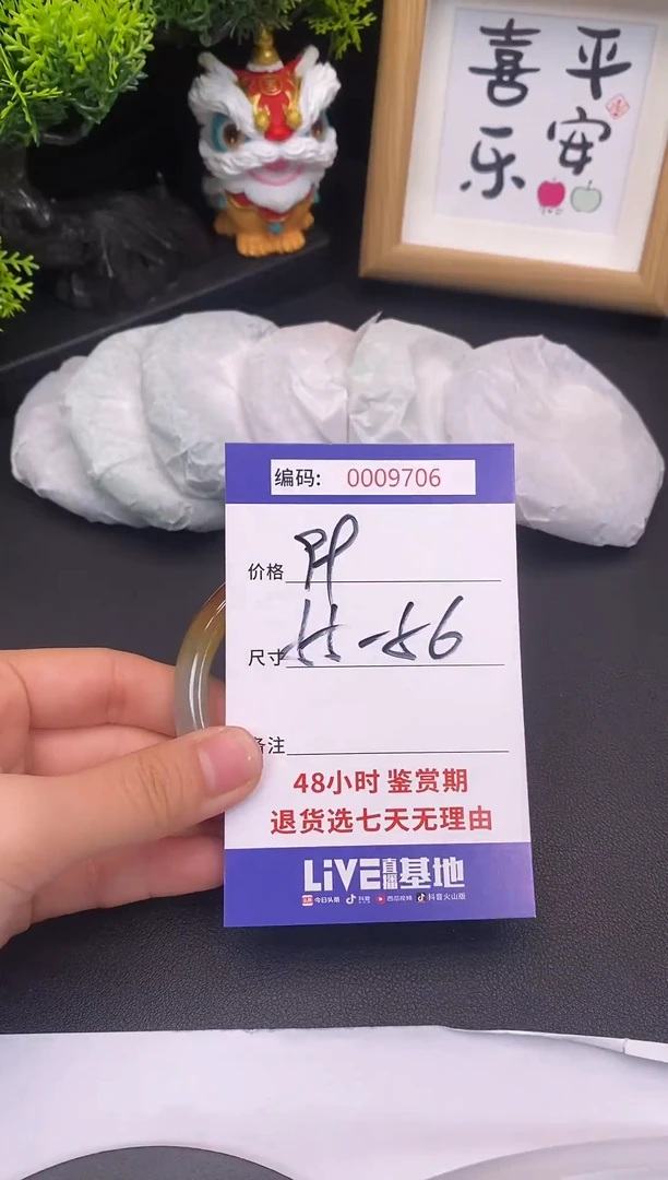 未镶嵌手镯翡翠0009706