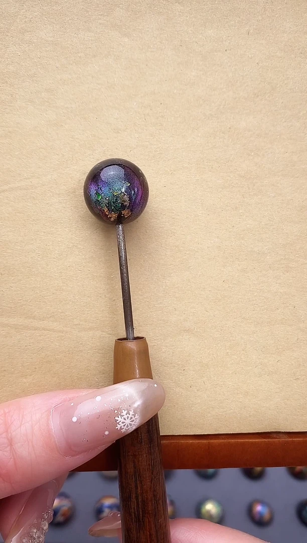 大漆1.5单珠 非遗大漆珠