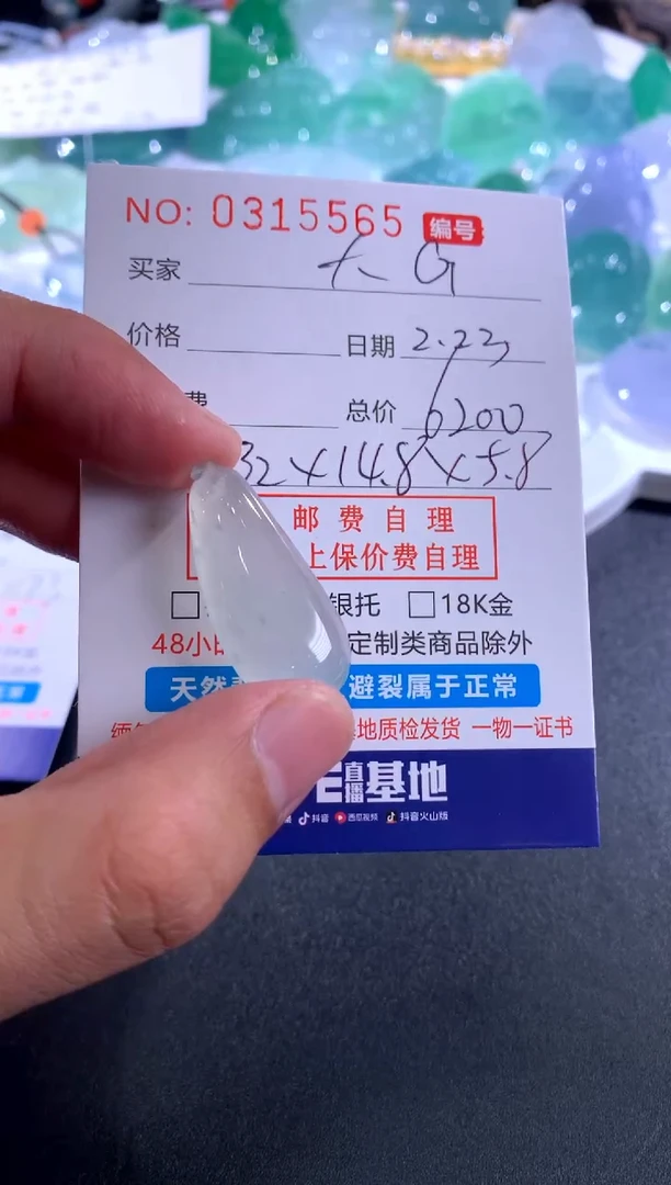 【闪购商品】翡翠颈饰未镶嵌大