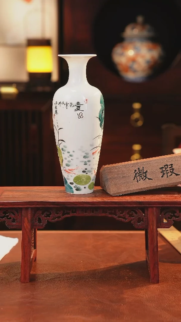 摆件景德镇手工高温陶瓷