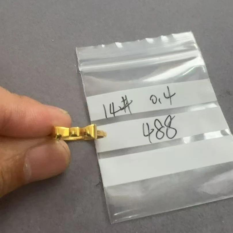 足金999投资金 蝴蝶结5D圈戒 时尚复古设计师