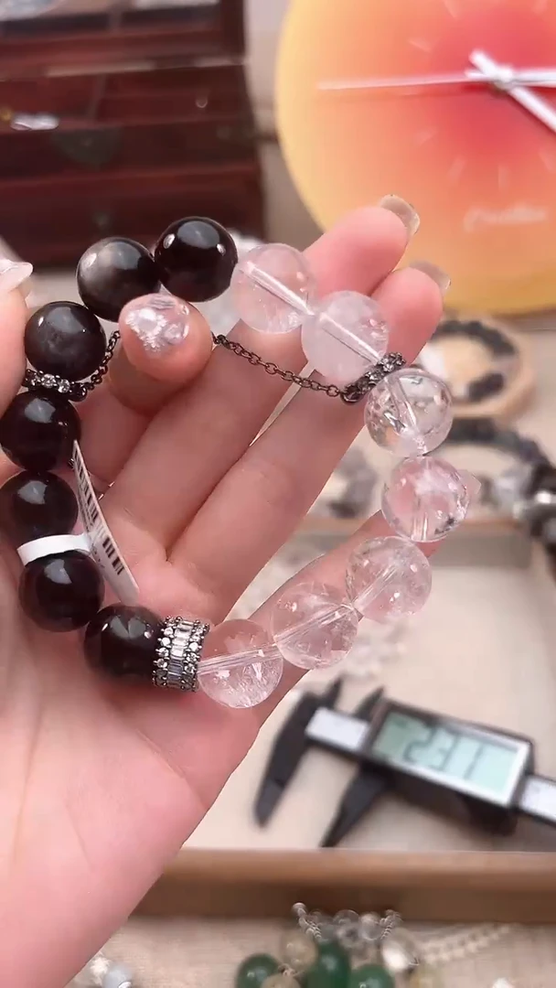 【闪购商品】水晶手链未镶嵌多样性发货发其一颜色微差