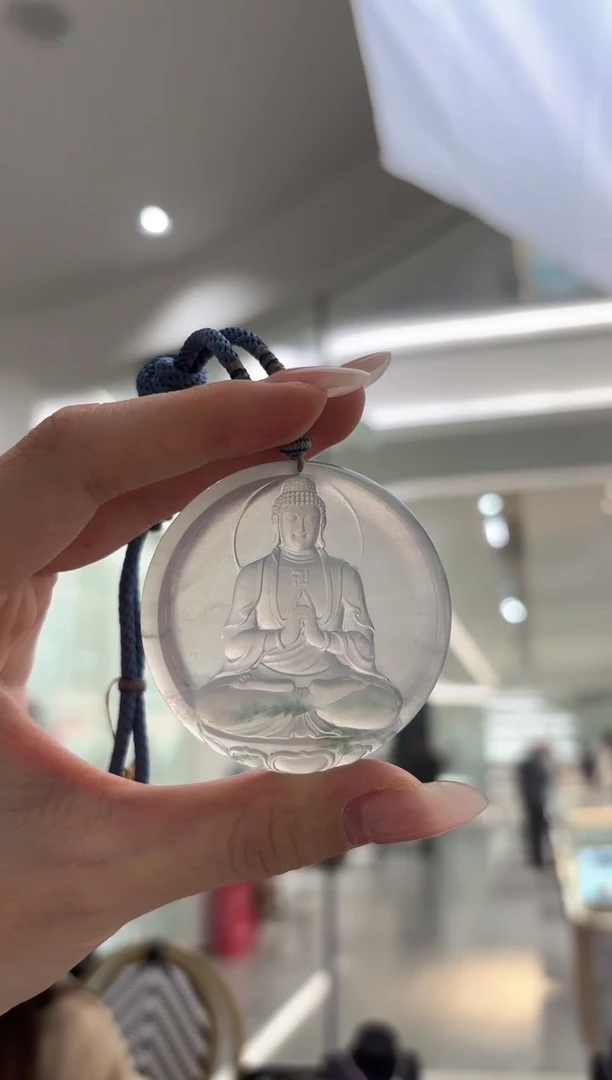 吊坠(不含链)未镶嵌翡翠大日如来多人不退不换