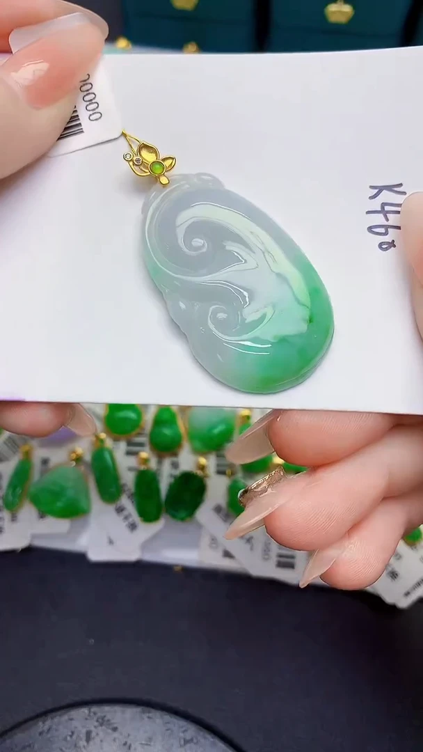 颈饰未镶嵌翡翠缅甸天然翡翠A货