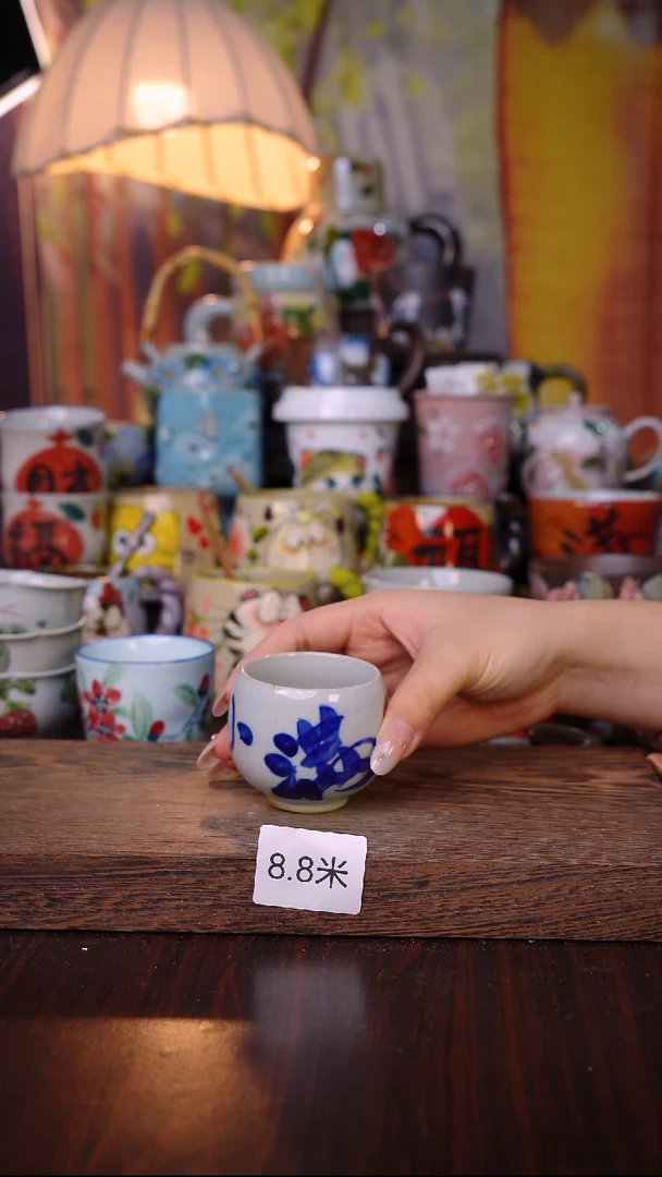 杯子泥垚手作 景德镇手工手绘陶瓷器物
