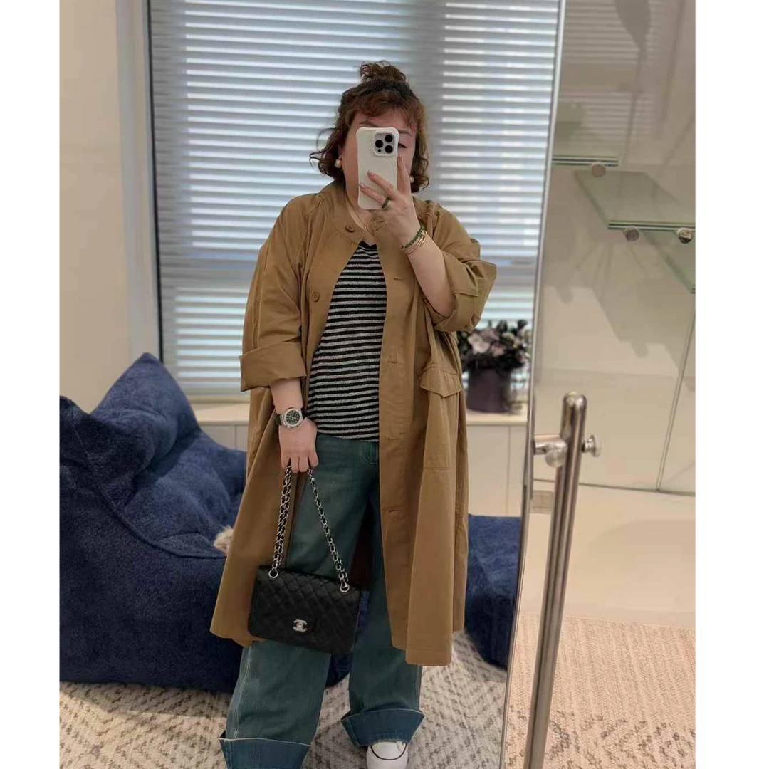 MEET 春季定制版直筒翻边牛仔裤