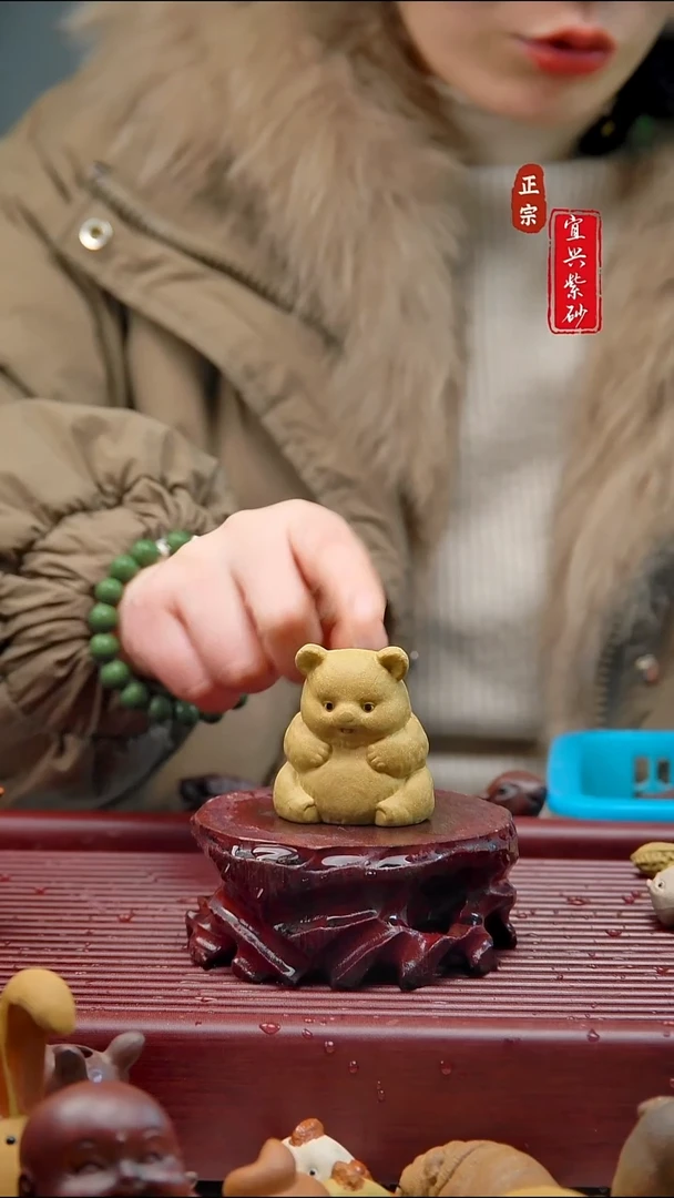 紫砂茶宠宜兴紫砂茶宠摆件