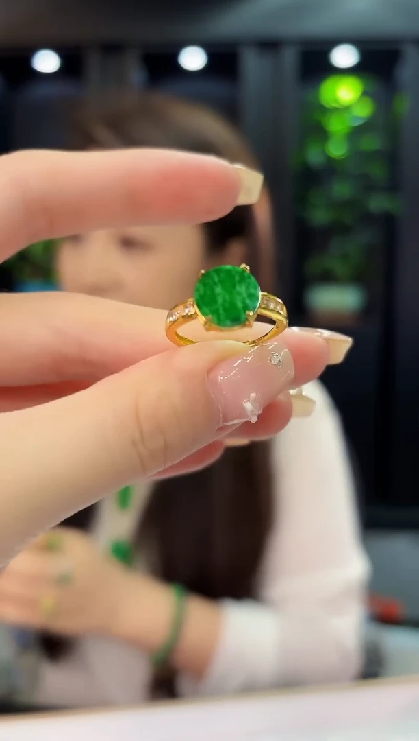 翡翠戒指未镶嵌10缅料A货/多样性发货/一件