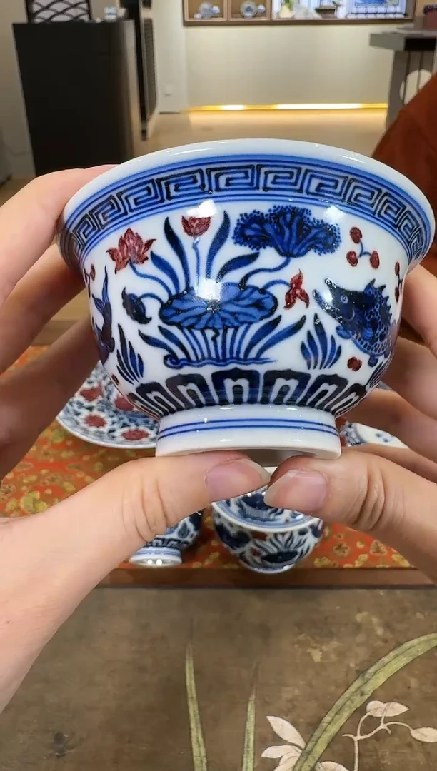 【闪购商品】杯永明尚玩鱼藻大压手杯