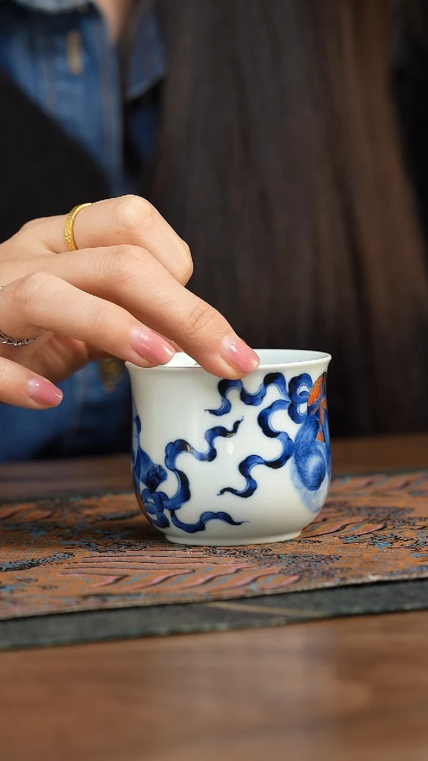 【闪购商品】阳春白雪 熊猫布袋杯